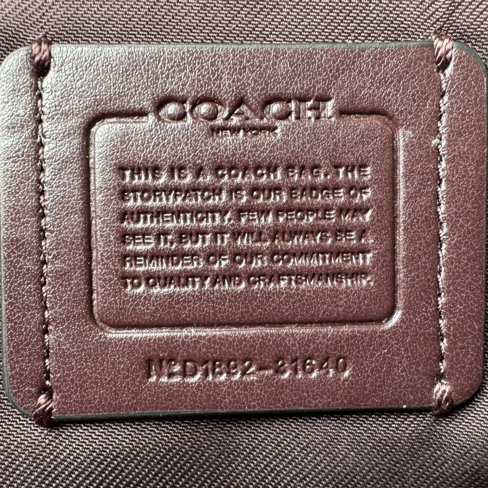 Coach Dreamer 36 Black Leather Shoulder Bag Satchel Gold Hardware - Picture 7 of 16